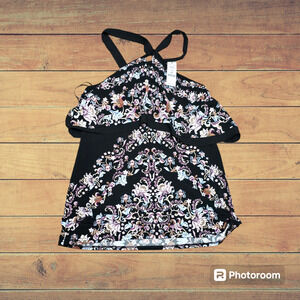 NWT, White House Black Market Women’s Off the Shoulder Halter Tie, Size XXS